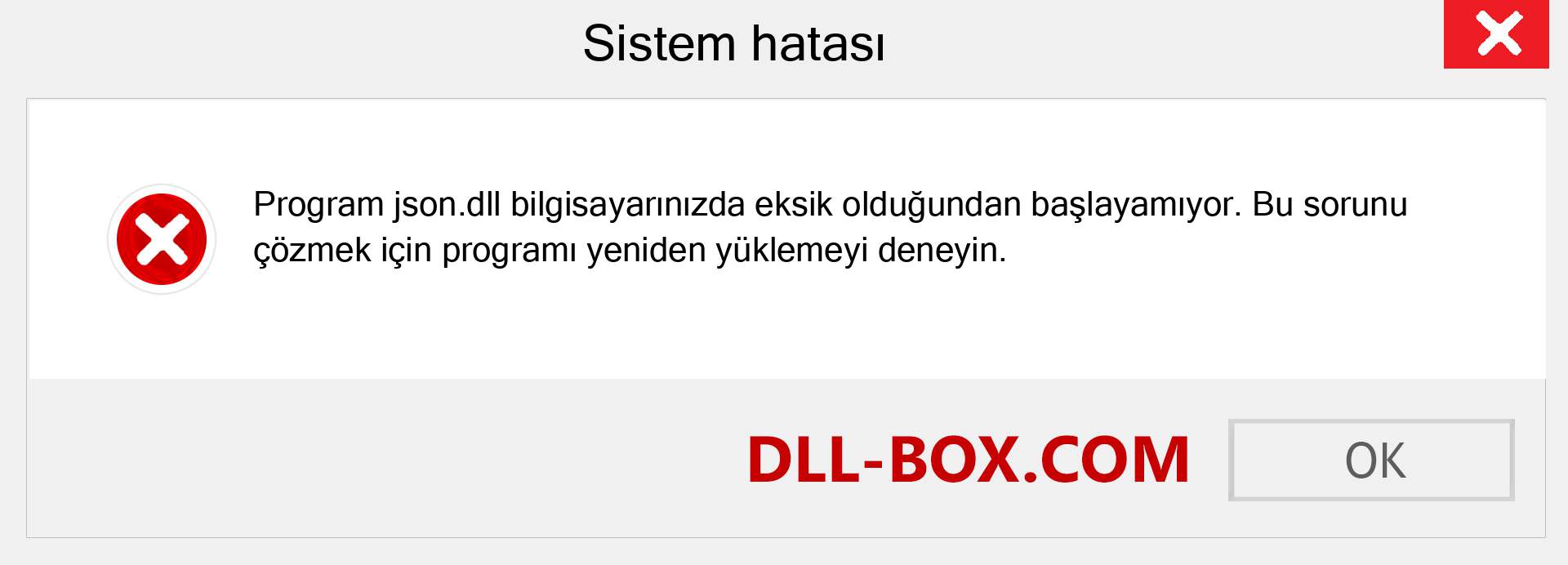 json.dll dosyası eksik mi? Windows 7, 8, 10 için İndirin - Windows'ta json dll Eksik Hatasını Düzeltin, fotoğraflar, resimler